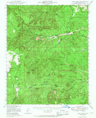 Camp Wood Arizona Historical topographic map, 1:62500 scale, 15 X 15 Minute, Year 1947
