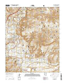 Camp Verde Arizona Current topographic map, 1:24000 scale, 7.5 X 7.5 Minute, Year 2014