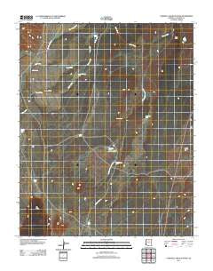Campbell Francis Wash Arizona Historical topographic map, 1:24000 scale, 7.5 X 7.5 Minute, Year 2011