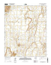 Campbell Francis Wash Arizona Current topographic map, 1:24000 scale, 7.5 X 7.5 Minute, Year 2014