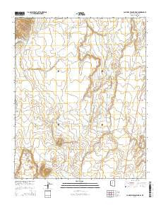 Campbell Francis Wash Arizona Current topographic map, 1:24000 scale, 7.5 X 7.5 Minute, Year 2014
