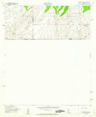 Campini Mesa Arizona Historical topographic map, 1:24000 scale, 7.5 X 7.5 Minute, Year 1958