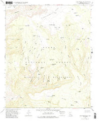 Cane Springs Mountain Arizona Historical topographic map, 1:24000 scale, 7.5 X 7.5 Minute, Year 1967