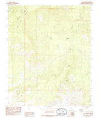 Cane Springs Mountain Arizona Historical topographic map, 1:24000 scale, 7.5 X 7.5 Minute, Year 1985