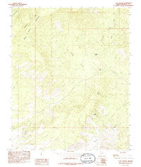 Cane Springs Mountain Arizona Historical topographic map, 1:24000 scale, 7.5 X 7.5 Minute, Year 1985