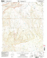 Cane Springs Mountain Arizona Historical topographic map, 1:24000 scale, 7.5 X 7.5 Minute, Year 2004