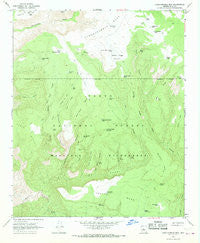 Cane Springs Mtn Arizona Historical topographic map, 1:24000 scale, 7.5 X 7.5 Minute, Year 1967