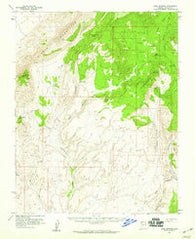 Cane Springs Arizona Historical topographic map, 1:62500 scale, 15 X 15 Minute, Year 1954