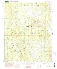 Cane Arizona Historical topographic map, 1:24000 scale, 7.5 X 7.5 Minute, Year 1988