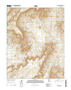 Cane Springs Arizona Current topographic map, 1:24000 scale, 7.5 X 7.5 Minute, Year 2014