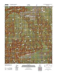 Cane Springs Mountain Arizona Historical topographic map, 1:24000 scale, 7.5 X 7.5 Minute, Year 2011