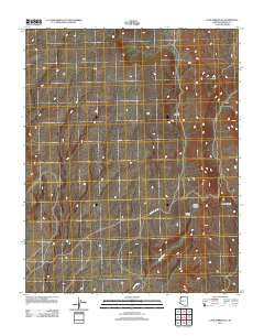Cane Springs SE Arizona Historical topographic map, 1:24000 scale, 7.5 X 7.5 Minute, Year 2011