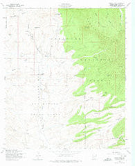 Canelo Pass Arizona Historical topographic map, 1:24000 scale, 7.5 X 7.5 Minute, Year 1958