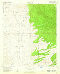 Canelo Pass Arizona Historical topographic map, 1:24000 scale, 7.5 X 7.5 Minute, Year 1958