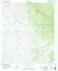 Canelo Pass Arizona Historical topographic map, 1:24000 scale, 7.5 X 7.5 Minute, Year 1958