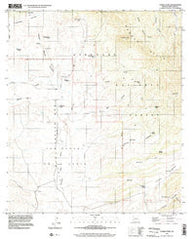 Canelo Pass Arizona Historical topographic map, 1:24000 scale, 7.5 X 7.5 Minute, Year 1996