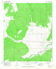 Canyon Day Arizona Historical topographic map, 1:24000 scale, 7.5 X 7.5 Minute, Year 1966