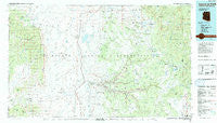 Canyon De Chelly Arizona Historical topographic map, 1:100000 scale, 30 X 60 Minute, Year 1984