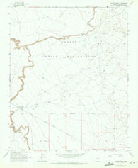 Canyon Diablo Arizona Historical topographic map, 1:24000 scale, 7.5 X 7.5 Minute, Year 1968