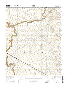 Canyon Diablo Arizona Current topographic map, 1:24000 scale, 7.5 X 7.5 Minute, Year 2014