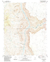 Cape Solitude Arizona Historical topographic map, 1:24000 scale, 7.5 X 7.5 Minute, Year 1988