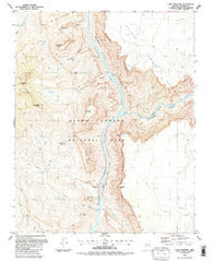 Cape Solitude Arizona Historical topographic map, 1:24000 scale, 7.5 X 7.5 Minute, Year 1988