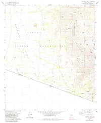 Caponera Peak Arizona Historical topographic map, 1:24000 scale, 7.5 X 7.5 Minute, Year 1979