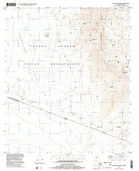 Caponera Peak Arizona Historical topographic map, 1:24000 scale, 7.5 X 7.5 Minute, Year 1996