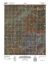 Carrisito Spring Arizona Historical topographic map, 1:24000 scale, 7.5 X 7.5 Minute, Year 2011