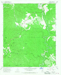 Carrizo Arizona Historical topographic map, 1:24000 scale, 7.5 X 7.5 Minute, Year 1966