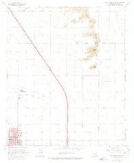 Casa Grande East Arizona Historical topographic map, 1:24000 scale, 7.5 X 7.5 Minute, Year 1965