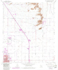 Casa Grande East Arizona Historical topographic map, 1:24000 scale, 7.5 X 7.5 Minute, Year 1965