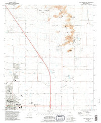 Casa Grande East Arizona Historical topographic map, 1:24000 scale, 7.5 X 7.5 Minute, Year 1992
