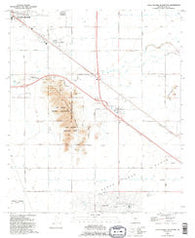 Casa Grande Mountains Arizona Historical topographic map, 1:24000 scale, 7.5 X 7.5 Minute, Year 1992