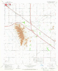 Casa Grande Mts Arizona Historical topographic map, 1:24000 scale, 7.5 X 7.5 Minute, Year 1965