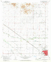 Casa Grande West Arizona Historical topographic map, 1:24000 scale, 7.5 X 7.5 Minute, Year 1965
