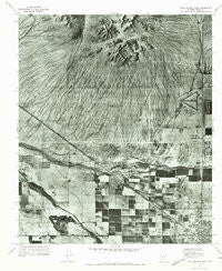Casa Grande West Arizona Historical topographic map, 1:24000 scale, 7.5 X 7.5 Minute, Year 1971