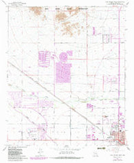 Casa Grande West Arizona Historical topographic map, 1:24000 scale, 7.5 X 7.5 Minute, Year 1965