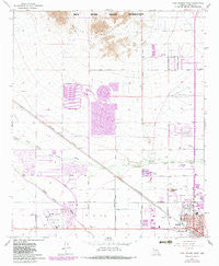 Casa Grande West Arizona Historical topographic map, 1:24000 scale, 7.5 X 7.5 Minute, Year 1965