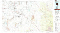 Casa Grande Arizona Historical topographic map, 1:100000 scale, 30 X 60 Minute, Year 1994