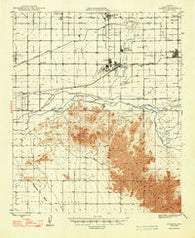 Cashion Arizona Historical topographic map, 1:62500 scale, 15 X 15 Minute, Year 1948