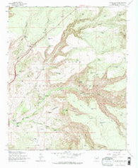 Casner Butte Arizona Historical topographic map, 1:24000 scale, 7.5 X 7.5 Minute, Year 1965