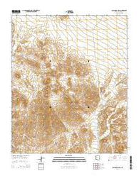 Castaneda Hills Arizona Current topographic map, 1:24000 scale, 7.5 X 7.5 Minute, Year 2014