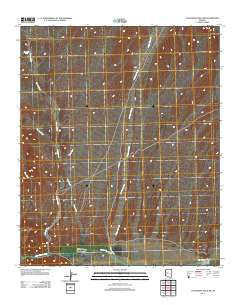 Castaneda Hills SW Arizona Historical topographic map, 1:24000 scale, 7.5 X 7.5 Minute, Year 2011
