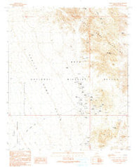 Castle Dome Peak Arizona Historical topographic map, 1:24000 scale, 7.5 X 7.5 Minute, Year 1990