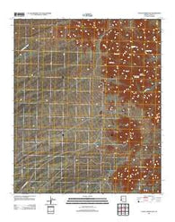 Castle Dome Peak Arizona Historical topographic map, 1:24000 scale, 7.5 X 7.5 Minute, Year 2011