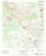 Cat Mountain Arizona Historical topographic map, 1:24000 scale, 7.5 X 7.5 Minute, Year 1968