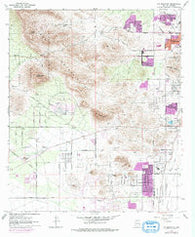 Cat Mountain Arizona Historical topographic map, 1:24000 scale, 7.5 X 7.5 Minute, Year 1968