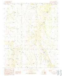 Cataract Tank Arizona Historical topographic map, 1:24000 scale, 7.5 X 7.5 Minute, Year 1989