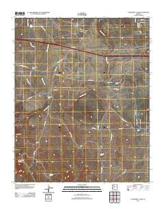 Cathedral Caves Arizona Historical topographic map, 1:24000 scale, 7.5 X 7.5 Minute, Year 2011